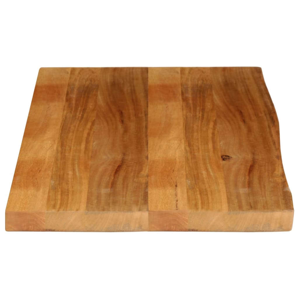 Dessus de table à bord vivant 120x60x2,5cm bois massif manguier Plateaux de table vidaXL   