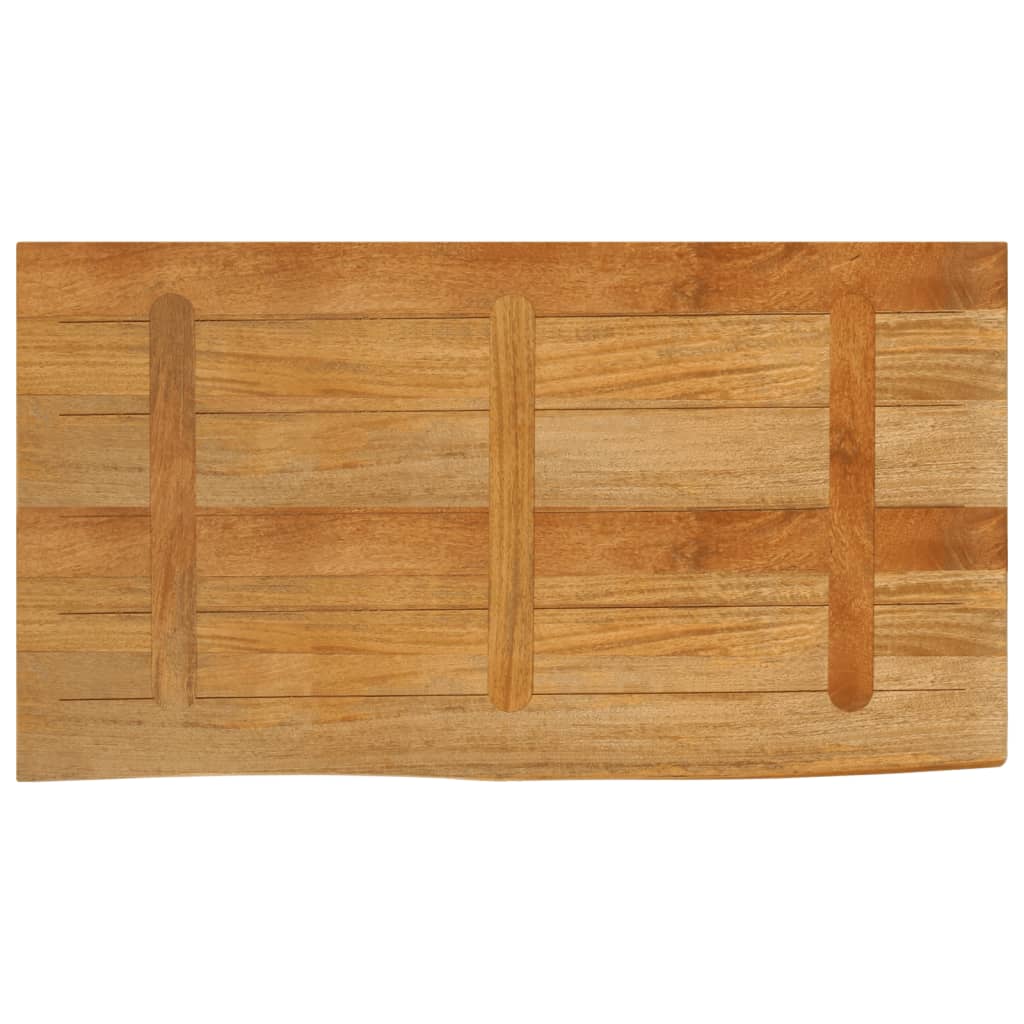 Dessus de table à bord vivant 120x60x2,5cm bois massif manguier Plateaux de table vidaXL   