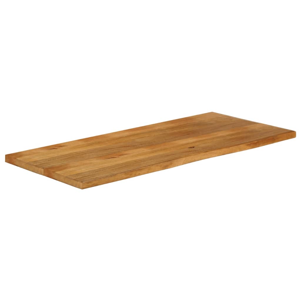 Dessus de table à bord vivant 140x60x2,5cm bois massif manguier Plateaux de table vidaXL   