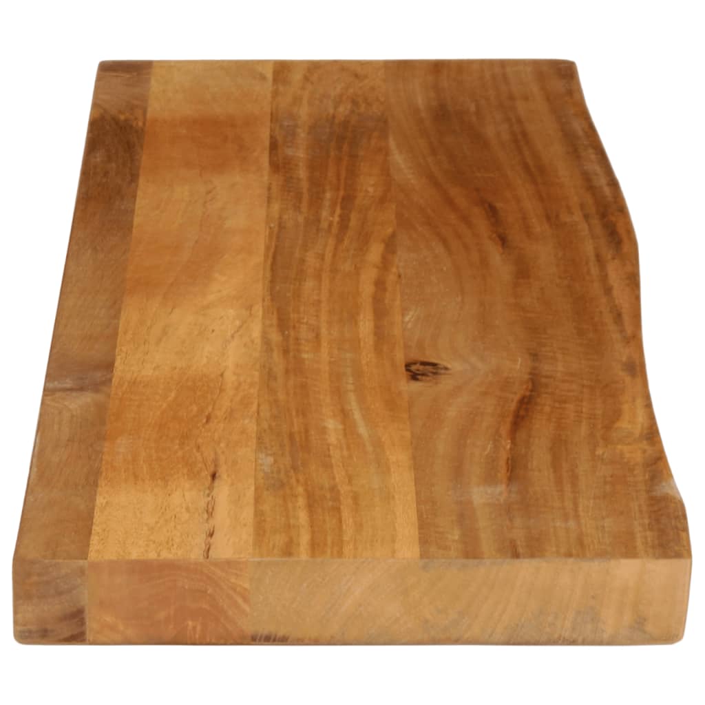 Dessus de table à bord vivant 100x20x3,8cm bois massif manguier Plateaux de table vidaXL   