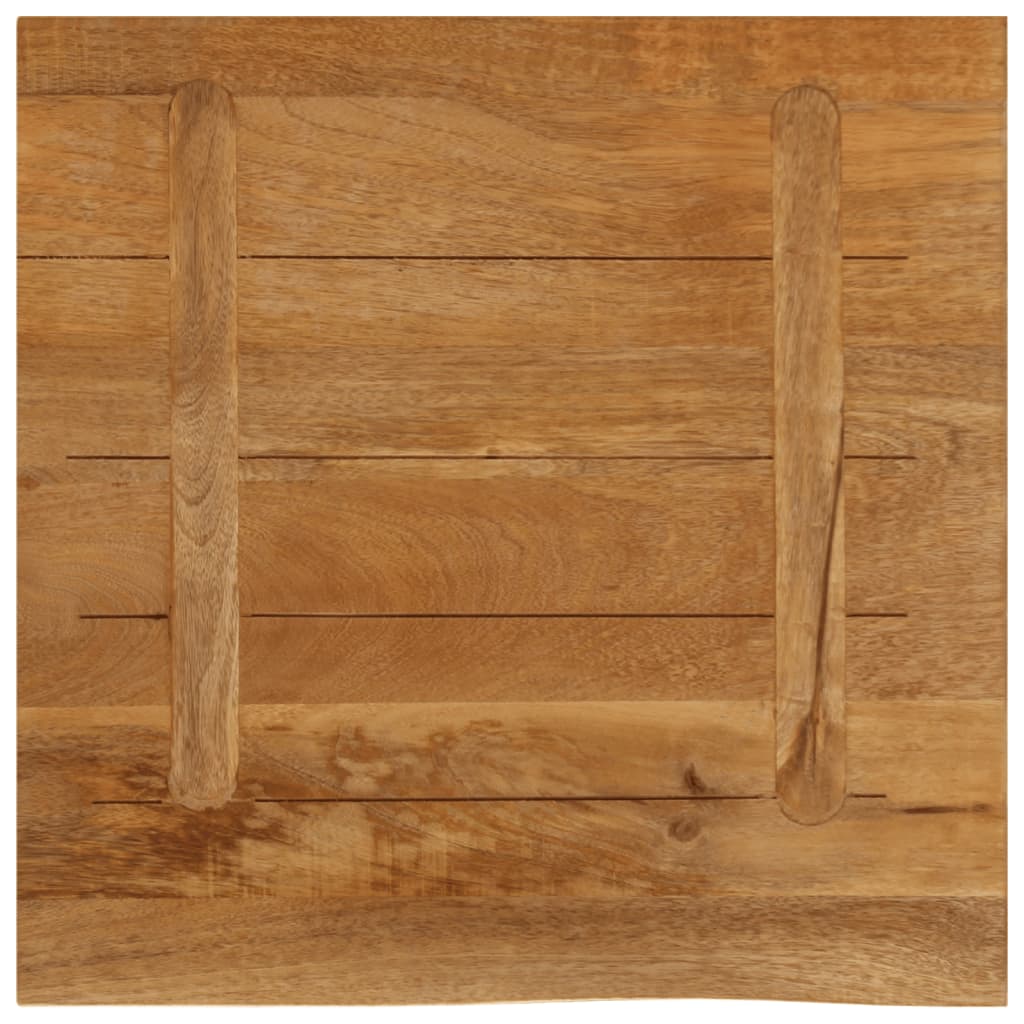 Dessus de table à bord vivant 60x60x3,8 cm bois massif manguier Plateaux de table vidaXL