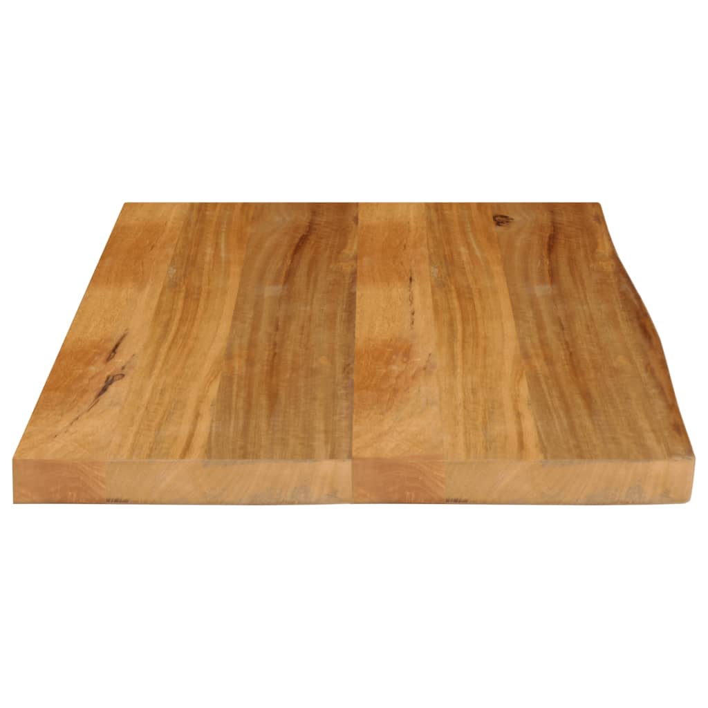 Dessus de table à bord vivant 90x60x3,8 cm bois massif manguier Plateaux de table vidaXL