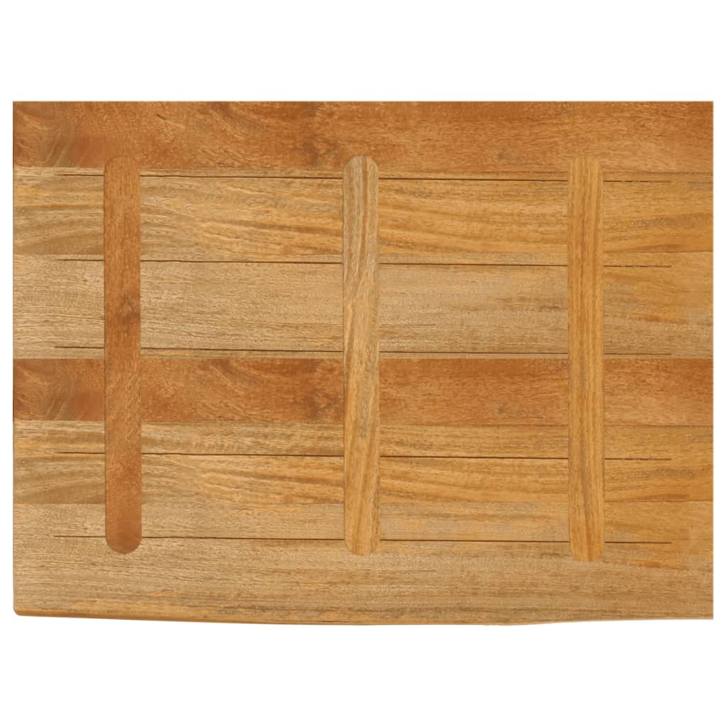 Dessus de table à bord vivant 90x60x3,8 cm bois massif manguier Plateaux de table vidaXL