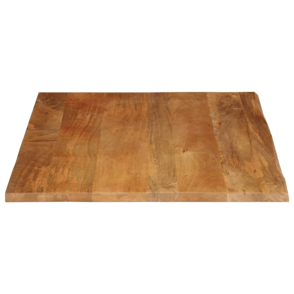 Dessus de table à bord vivant 90x80x3,8 cm bois massif manguier Plateaux de table vidaXL