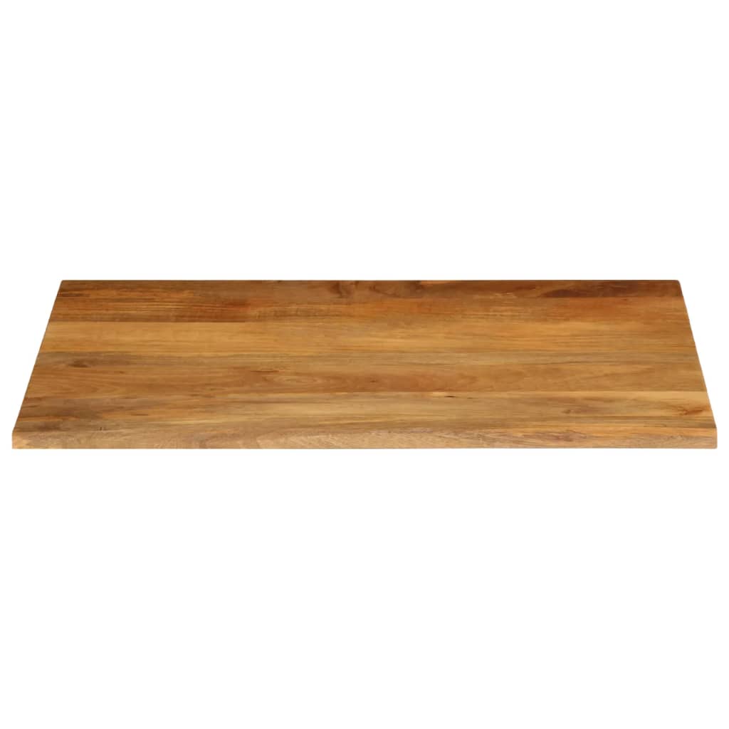 Dessus de table à bord vivant 100x80x3,8cm bois massif manguier Plateaux de table vidaXL