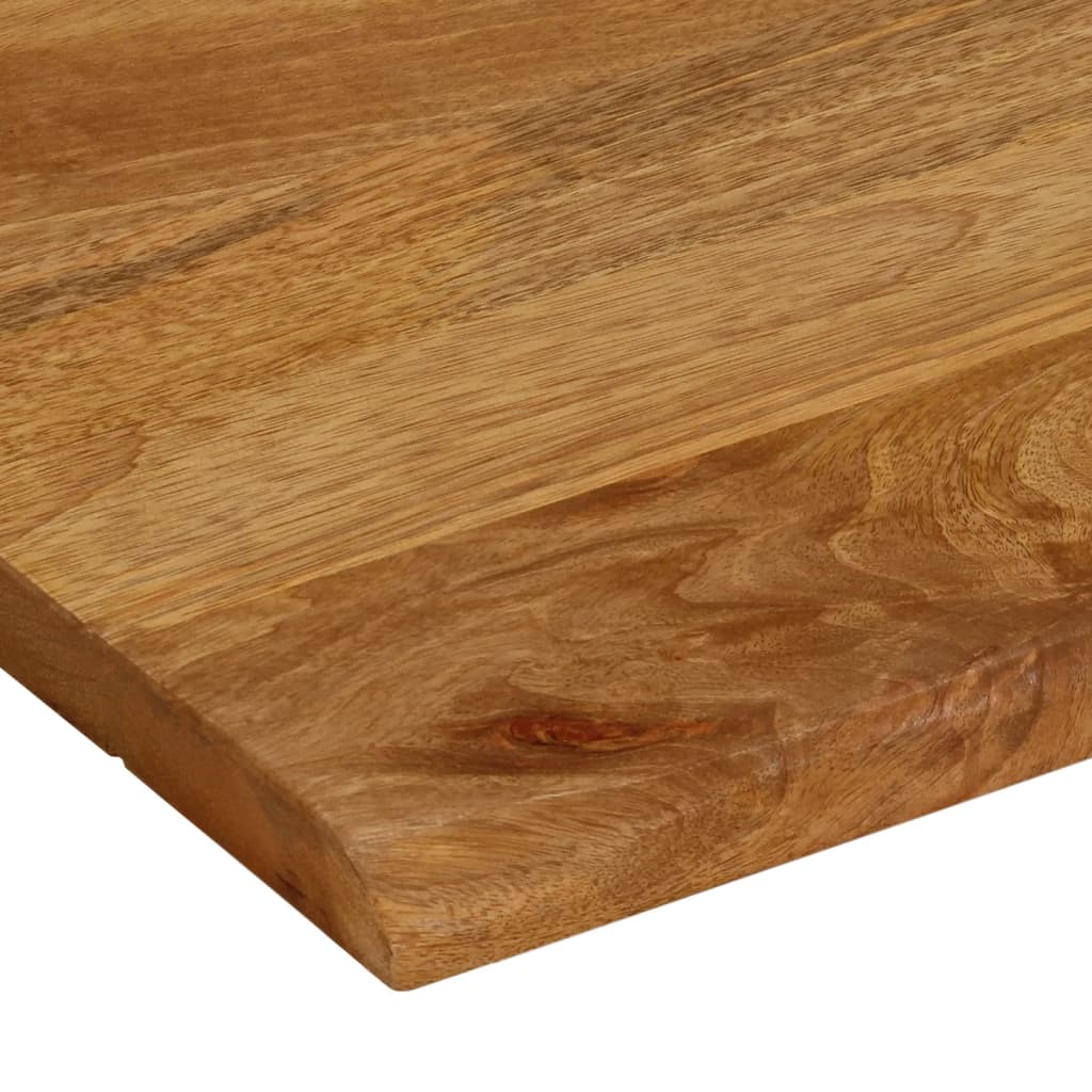 Dessus de table à bord vivant 100x80x3,8cm bois massif manguier Plateaux de table vidaXL