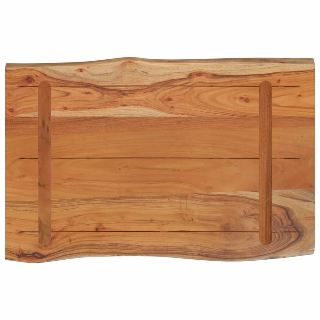 Dessus de table 60x40x2,5 cm rectangulaire bois massif d'acacia Plateaux de table vidaXL   