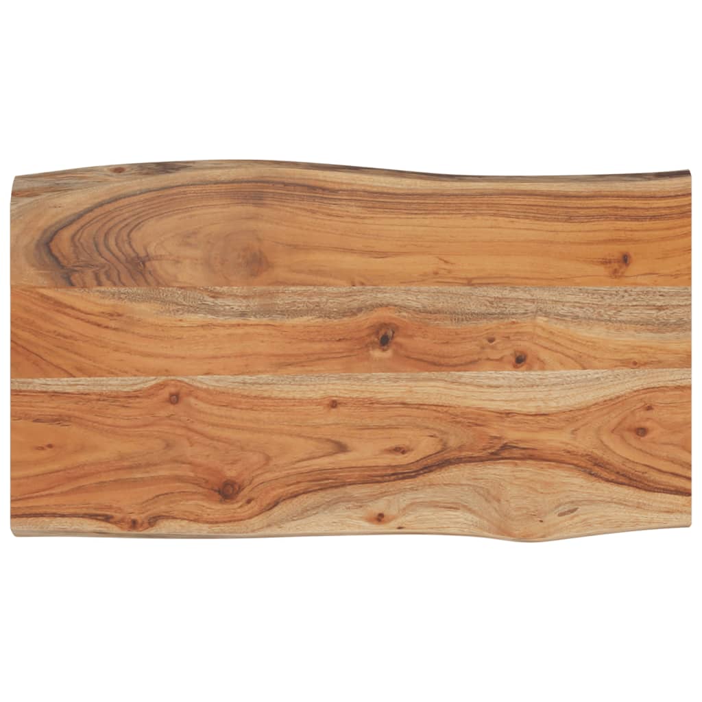 Dessus de table 70x40x2,5 cm rectangulaire bois massif d'acacia Plateaux de table vidaXL   