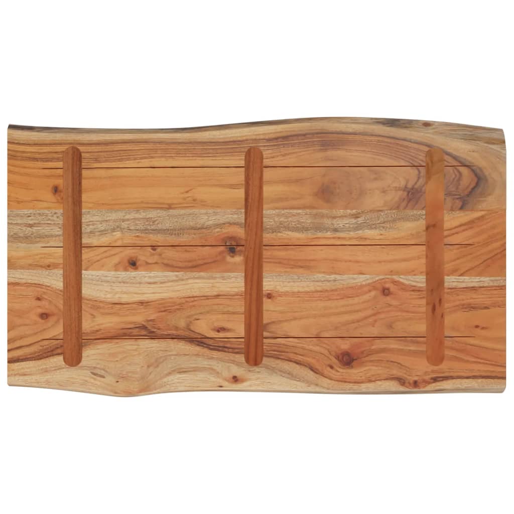 Dessus de table 70x40x2,5 cm rectangulaire bois massif d'acacia Plateaux de table vidaXL   