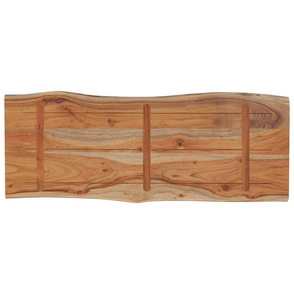 Dessus de table 80x40x2,5 cm rectangulaire bois massif acacia Plateaux de table vidaXL   