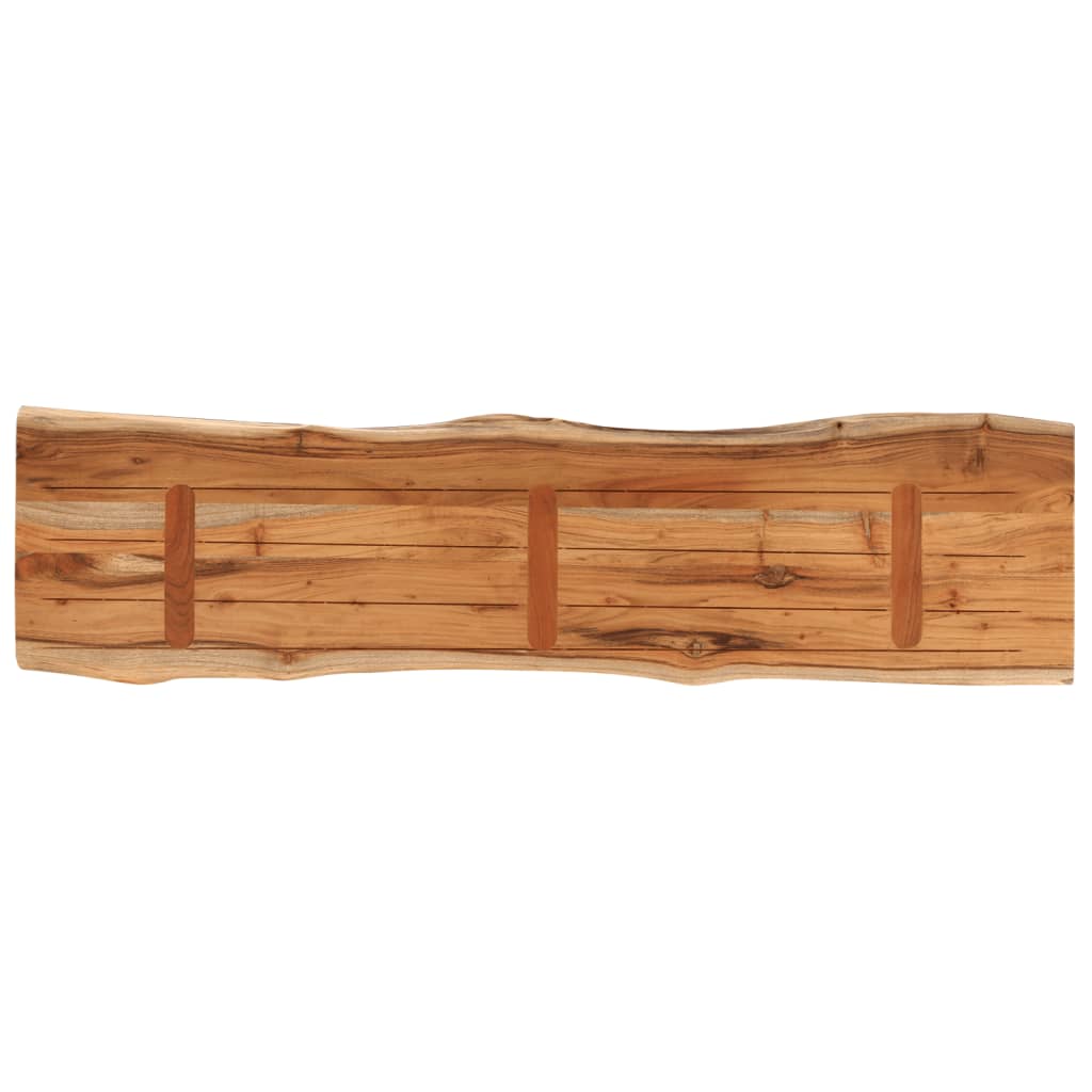 Dessus de table 160x40x2,5 cm rectangulaire bois massif acacia Plateaux de table vidaXL   