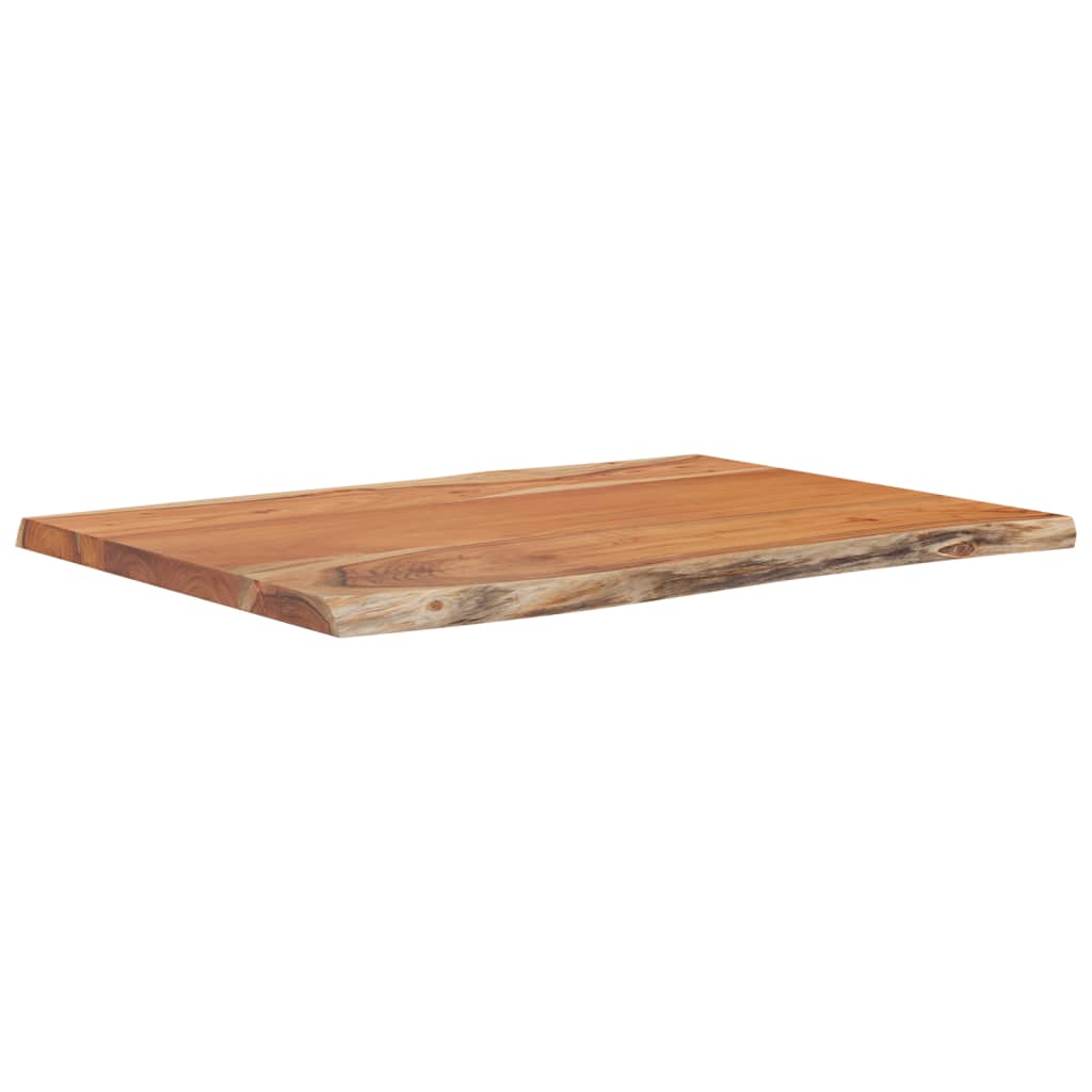 Dessus de table 80x60x2,5 cm rectangulaire bois massif acacia Plateaux de table vidaXL