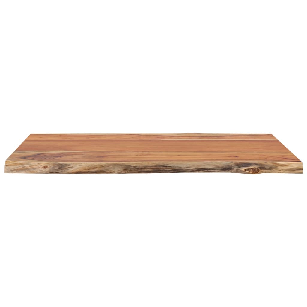 Dessus de table 80x60x2,5 cm rectangulaire bois massif acacia Plateaux de table vidaXL