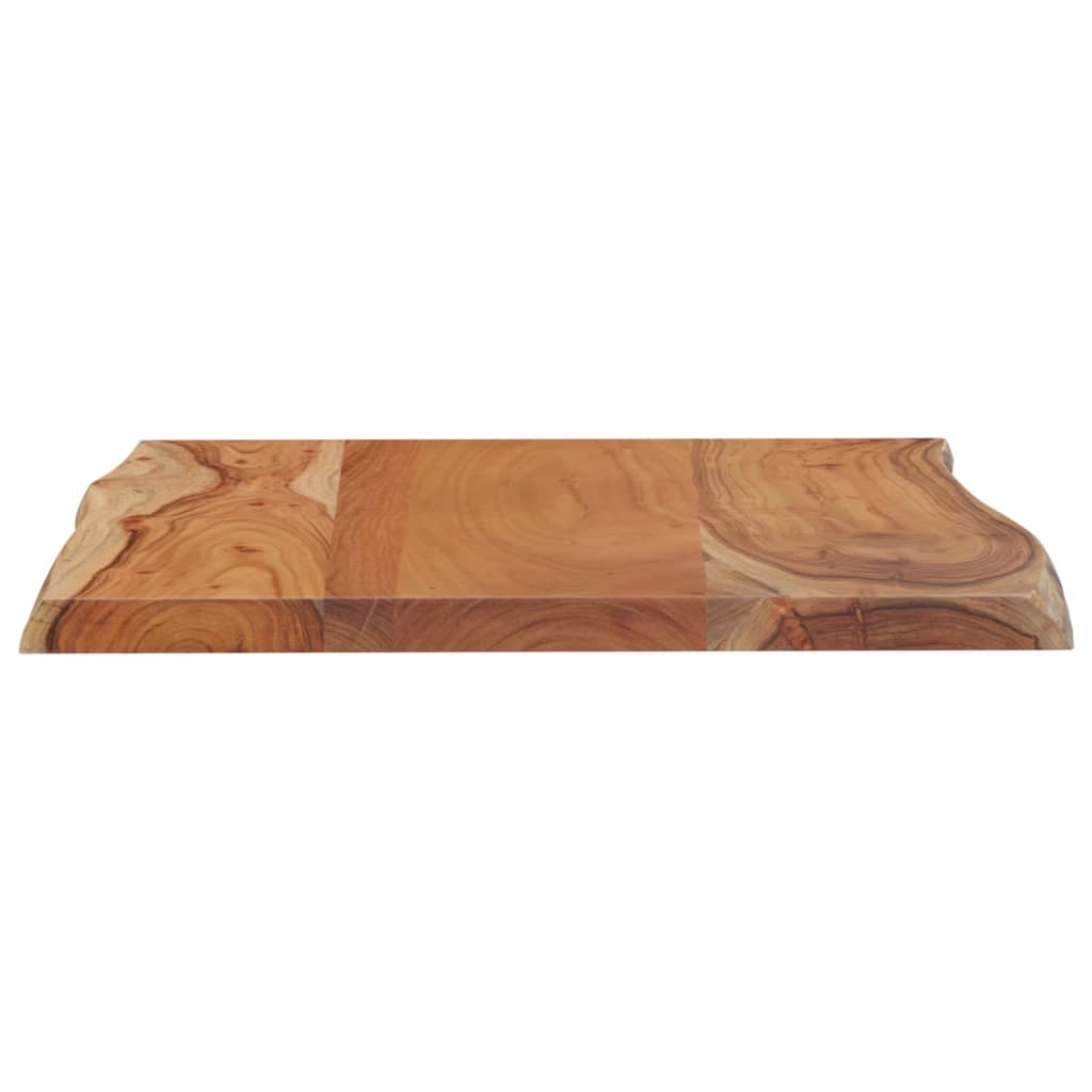 Dessus de table 80x60x2,5 cm rectangulaire bois massif acacia Plateaux de table vidaXL