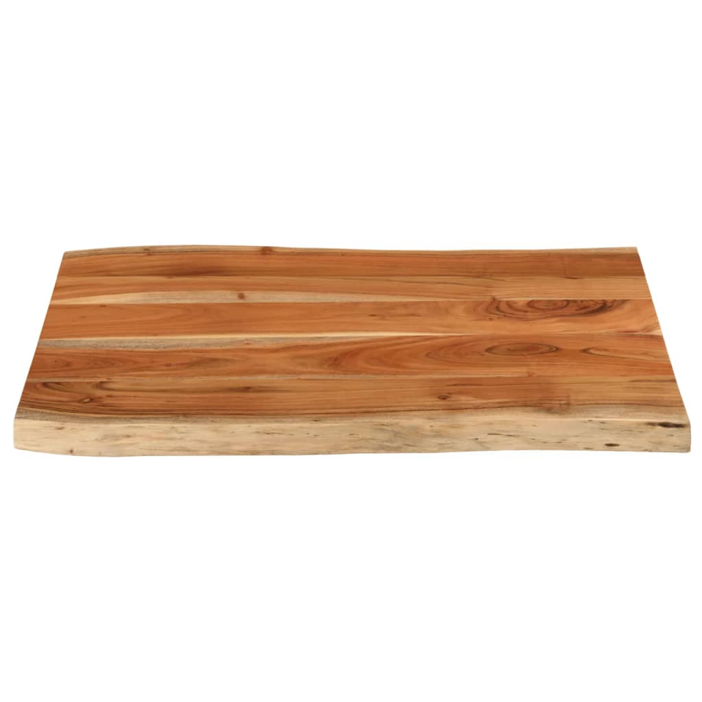 Dessus de table 90x60x2,5 cm rectangulaire bois massif d'acacia Plateaux de table vidaXL