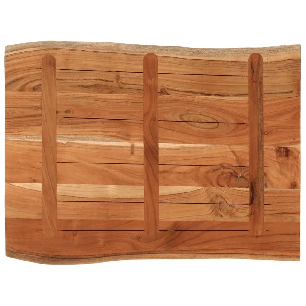 Dessus de table 90x60x2,5 cm rectangulaire bois massif d'acacia Plateaux de table vidaXL