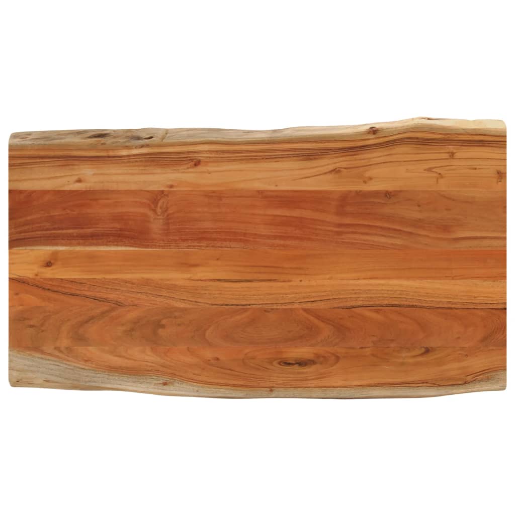 Dessus de table 100x60x2,5cm rectangulaire bois massif d'acacia Plateaux de table vidaXL