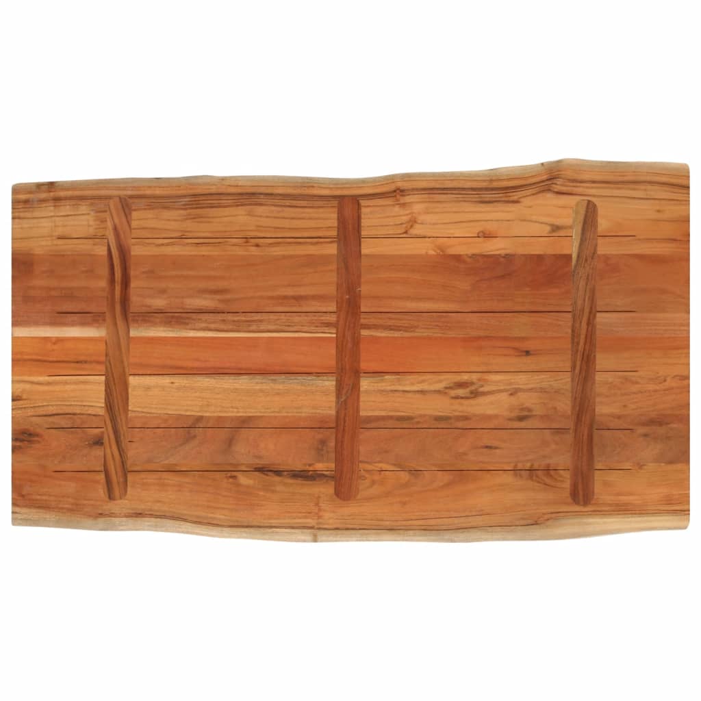 Dessus de table 100x60x2,5cm rectangulaire bois massif d'acacia Plateaux de table vidaXL