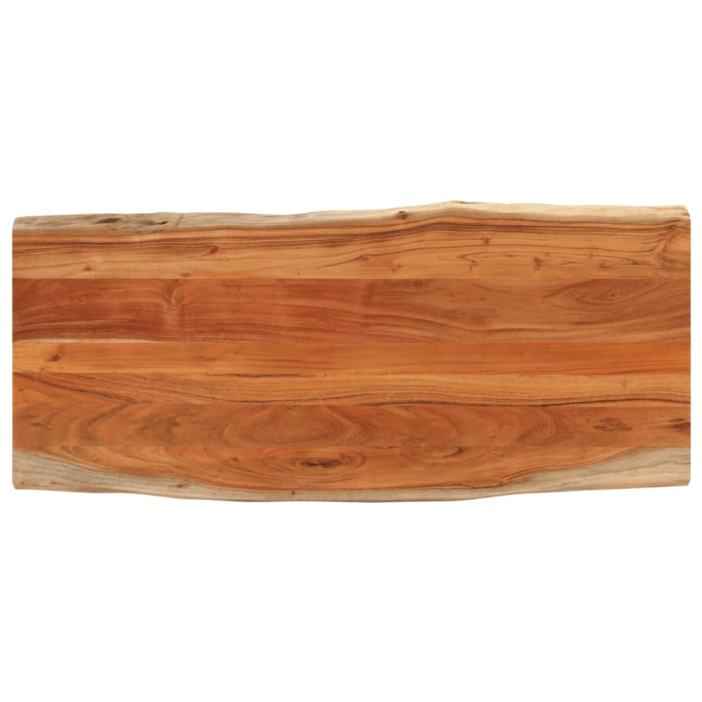 Dessus de table 140x60x2,5cm rectangulaire bois massif d'acacia Plateaux de table vidaXL