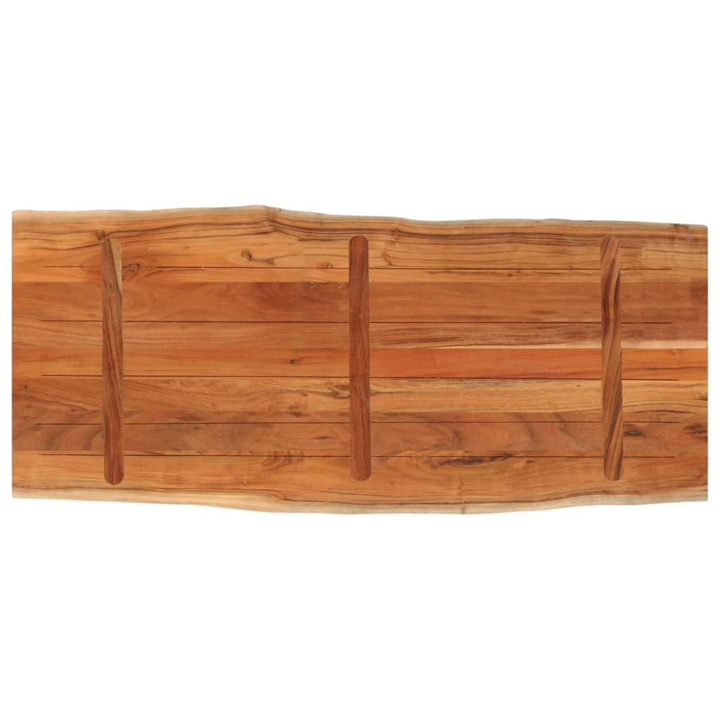 Dessus de table 140x60x2,5cm rectangulaire bois massif d'acacia Plateaux de table vidaXL