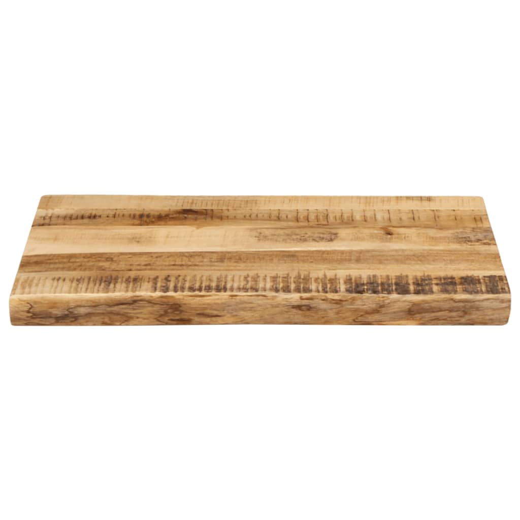 Dessus de table bord vivant 70x40x2,5 cm bois de manguier brut Plateaux de table vidaXL