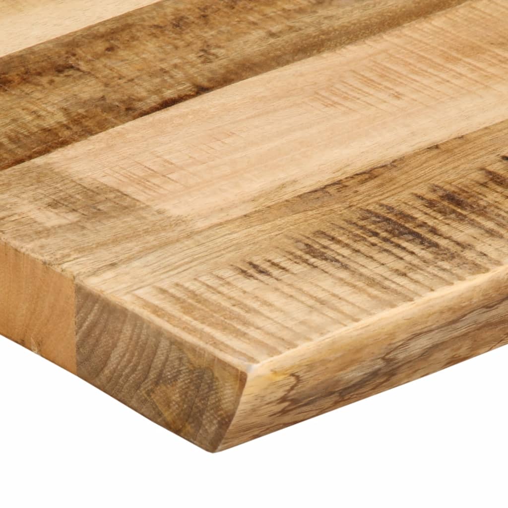 Dessus de table bord vivant 70x40x2,5 cm bois de manguier brut Plateaux de table vidaXL