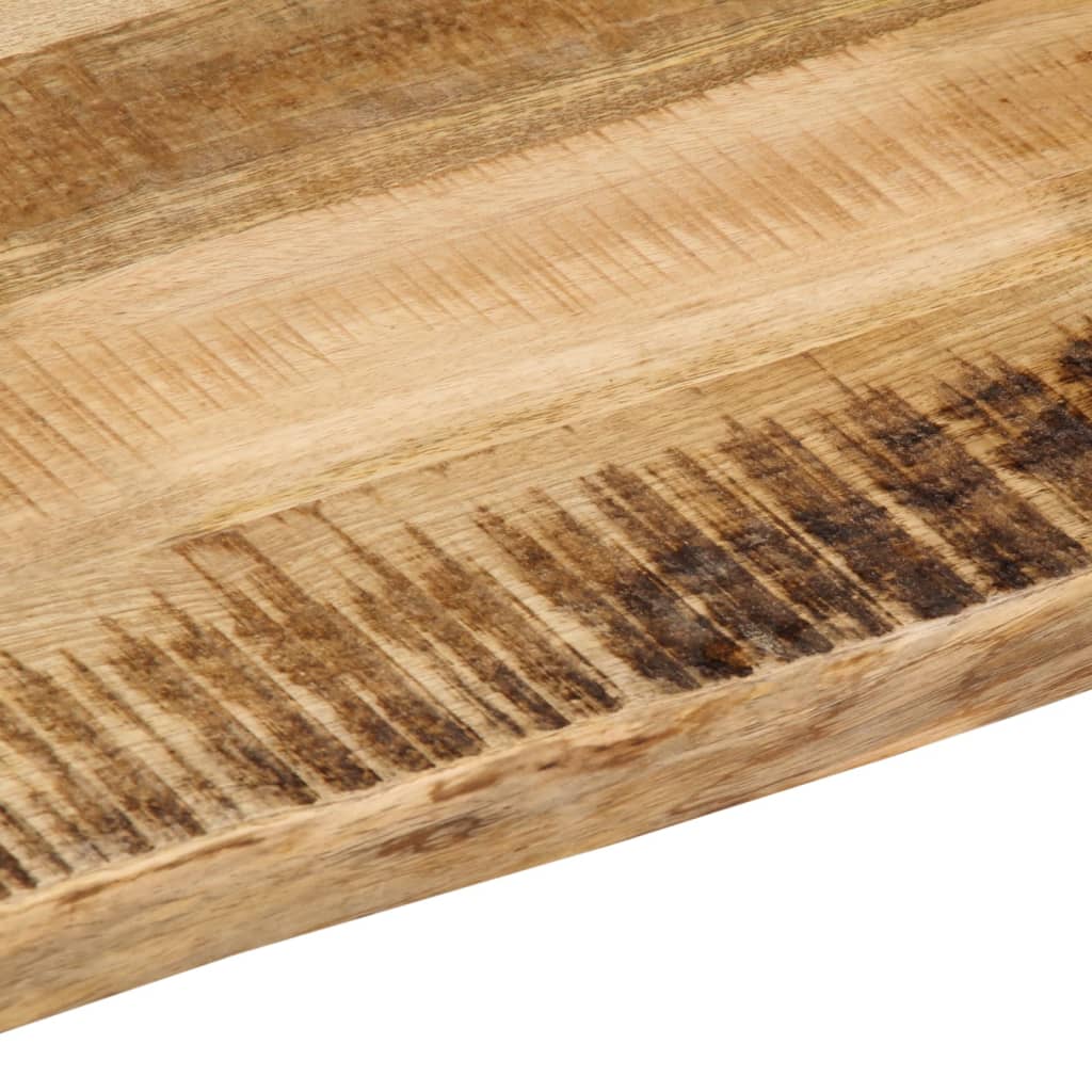 Dessus de table bord vivant 70x40x2,5 cm bois de manguier brut Plateaux de table vidaXL