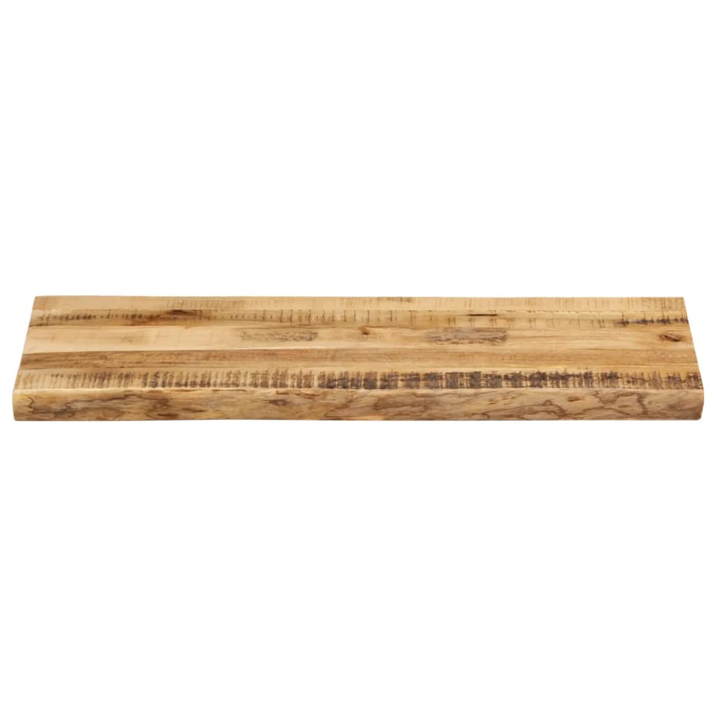 Dessus de table bord vivant 100x40x2,5 cm bois de manguier brut Plateaux de table vidaXL