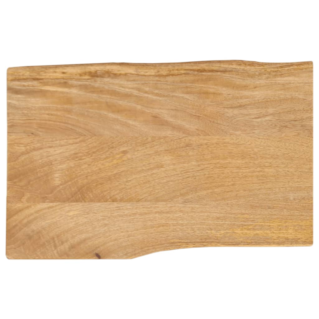 Dessus de table 50x40x2,5 cm bord vivant bois massif manguier Plateaux de table vidaXL