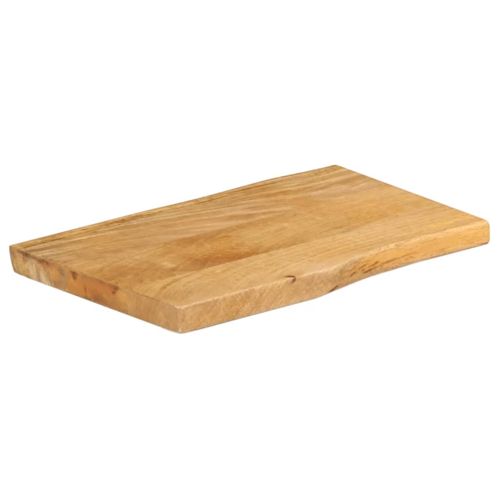 Dessus de table 50x40x2,5 cm bord vivant bois massif manguier Plateaux de table vidaXL