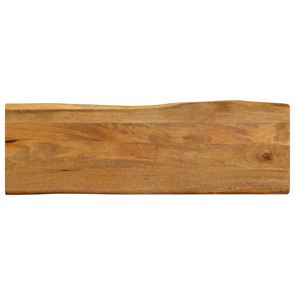 Dessus de table 120x40x3,8 cm bord vivant bois massif manguier Plateaux de table vidaXL