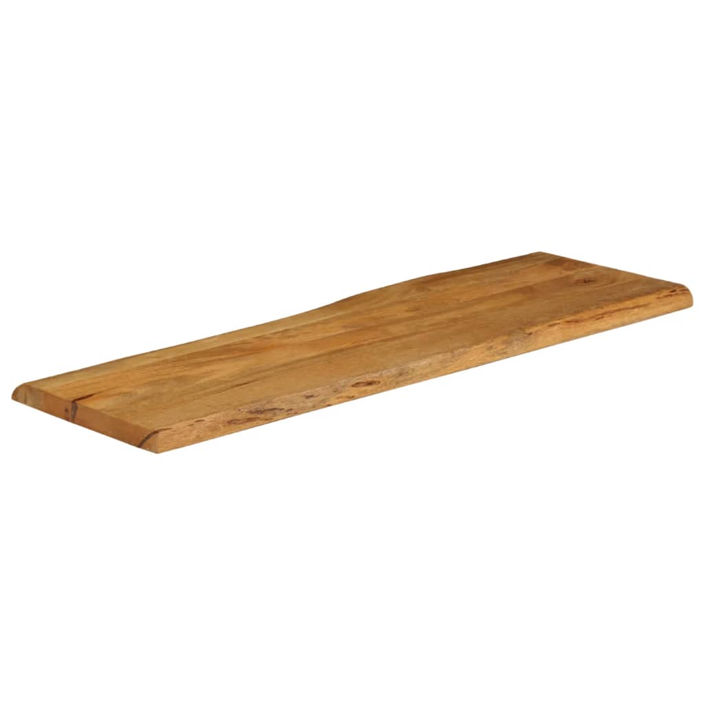 Dessus de table 120x40x3,8 cm bord vivant bois massif manguier Plateaux de table vidaXL