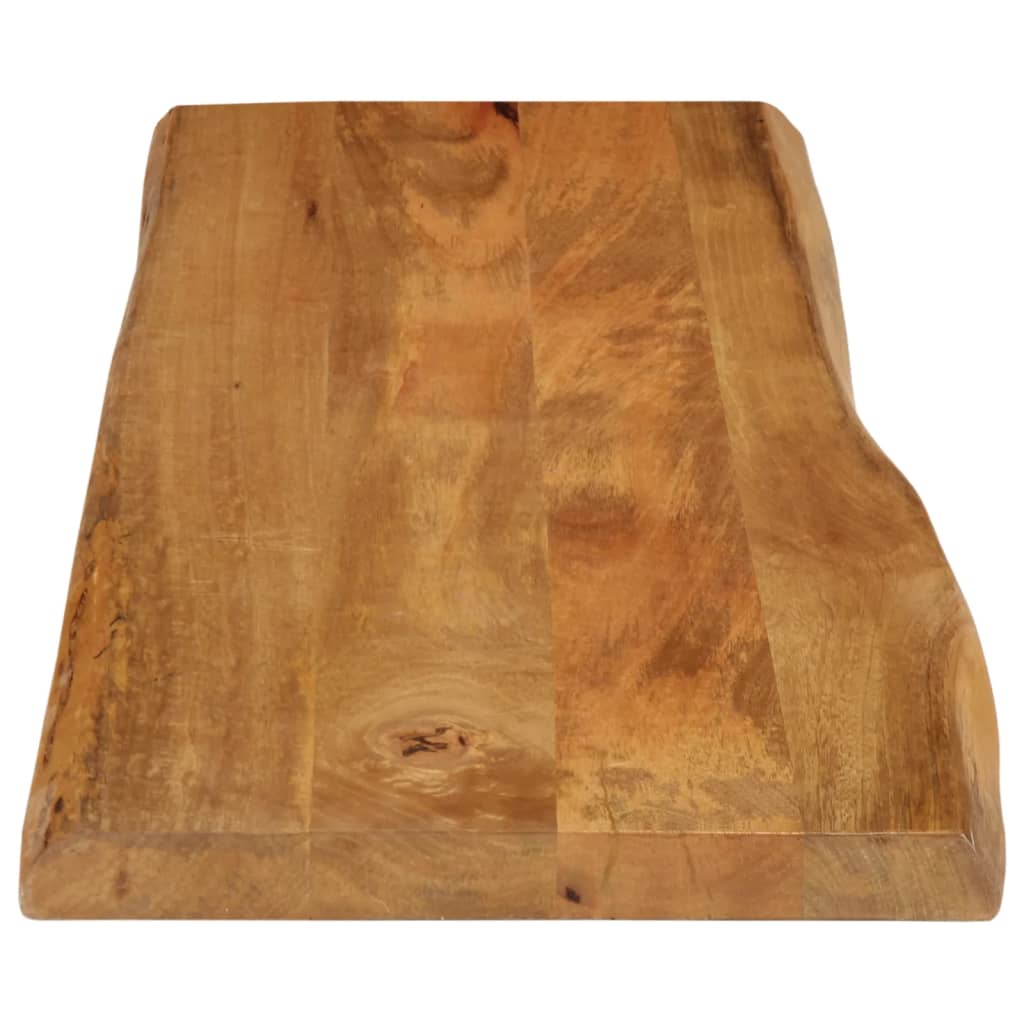 Dessus de table 120x40x3,8 cm bord vivant bois massif manguier Plateaux de table vidaXL