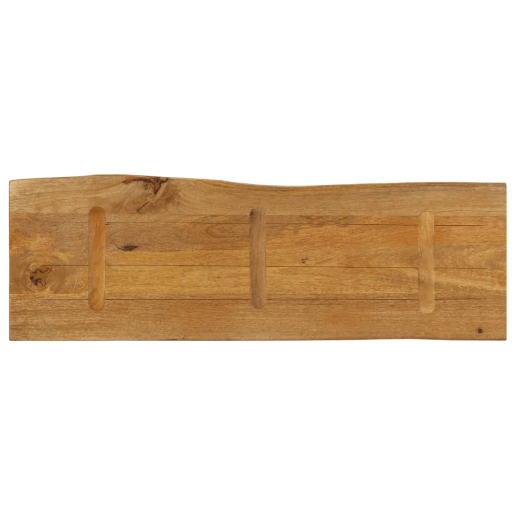 Dessus de table 120x40x3,8 cm bord vivant bois massif manguier Plateaux de table vidaXL