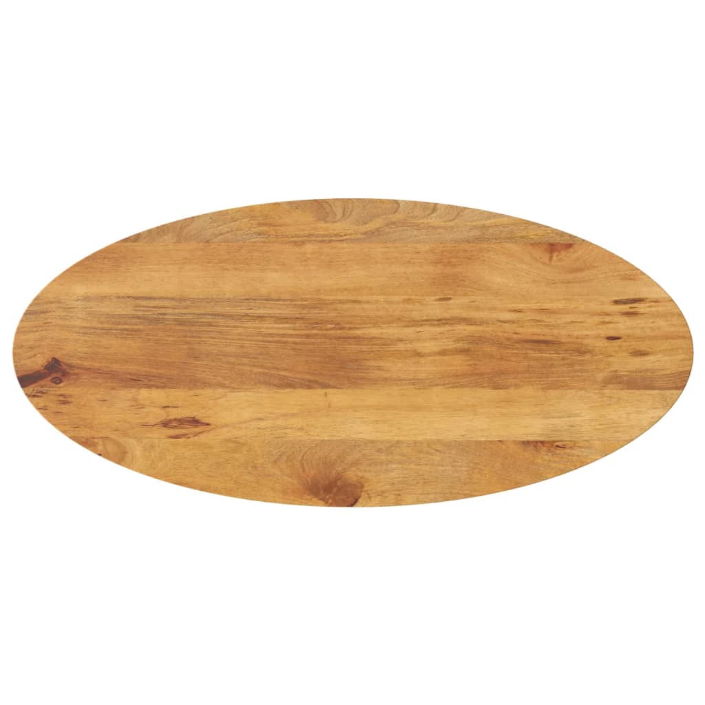 Dessus de table 110x40x3,8 cm ovale bois massif de manguier Plateaux de table vidaXL   