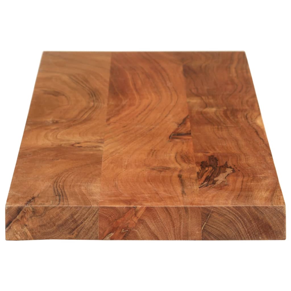 Dessus de table 120x20x2,5cm rectangulaire bois massif d'acacia Plateaux de table vidaXL