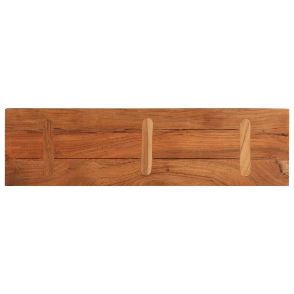 Dessus de table 120x20x2,5cm rectangulaire bois massif d'acacia Plateaux de table vidaXL