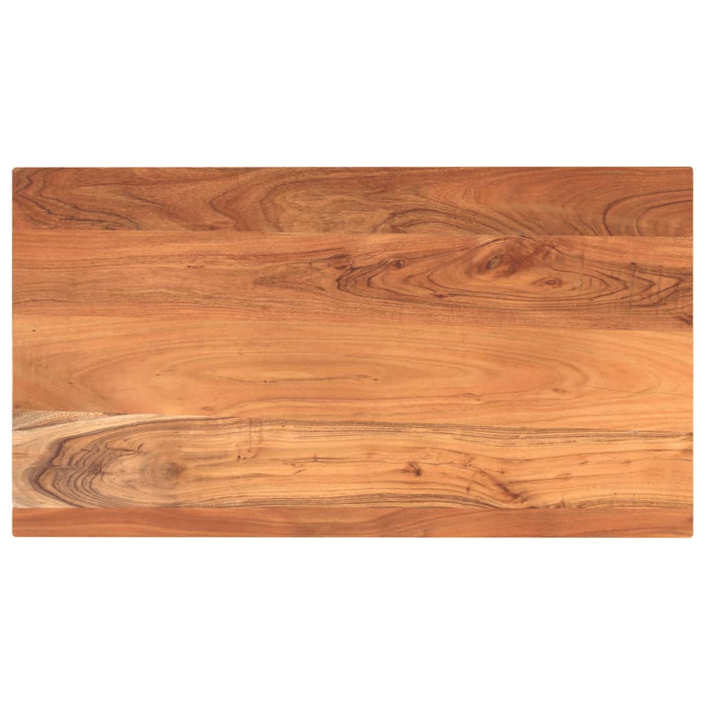 Dessus de table 110x50x2,5cm rectangulaire bois massif d'acacia Plateaux de table vidaXL   