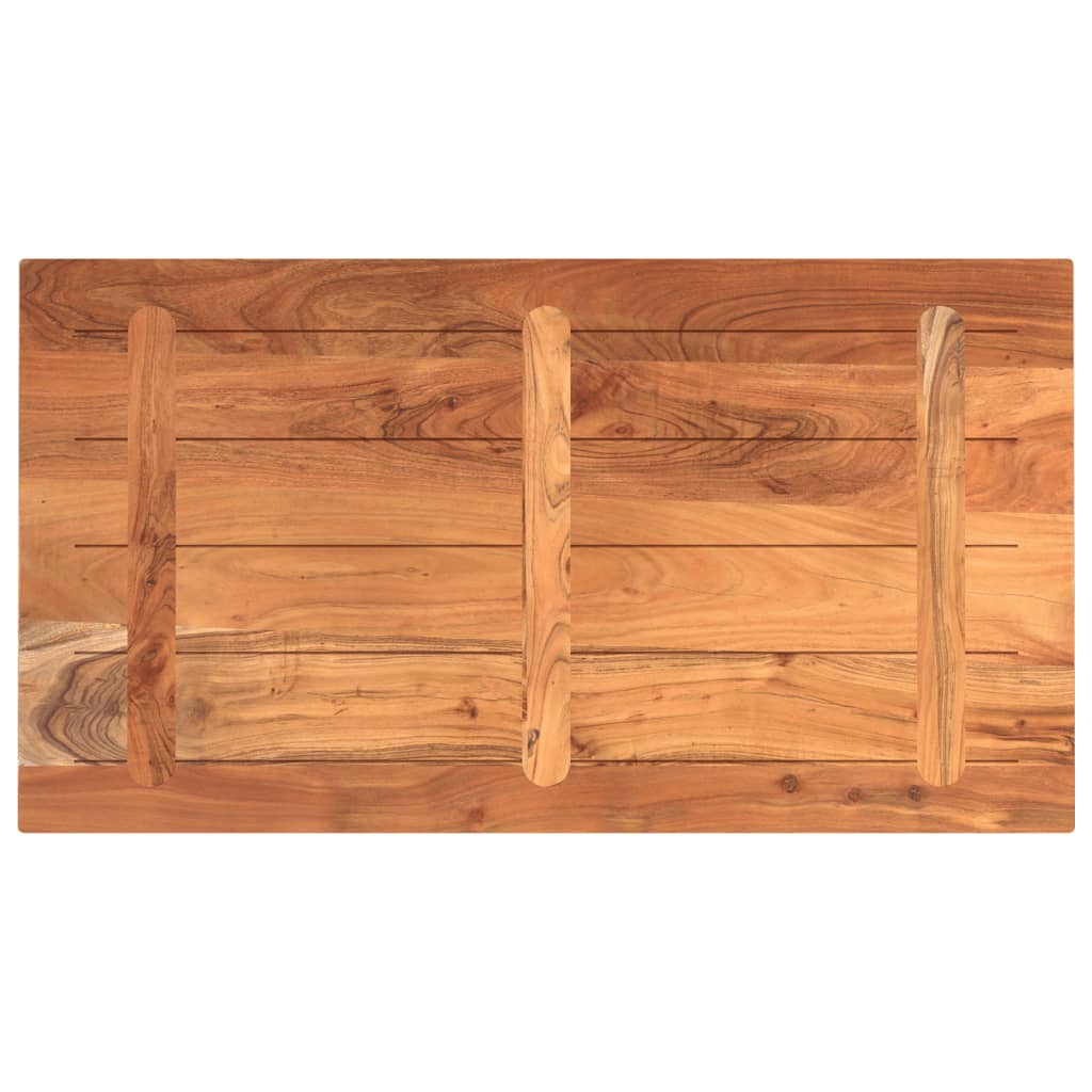 Dessus de table 110x50x2,5cm rectangulaire bois massif d'acacia Plateaux de table vidaXL   