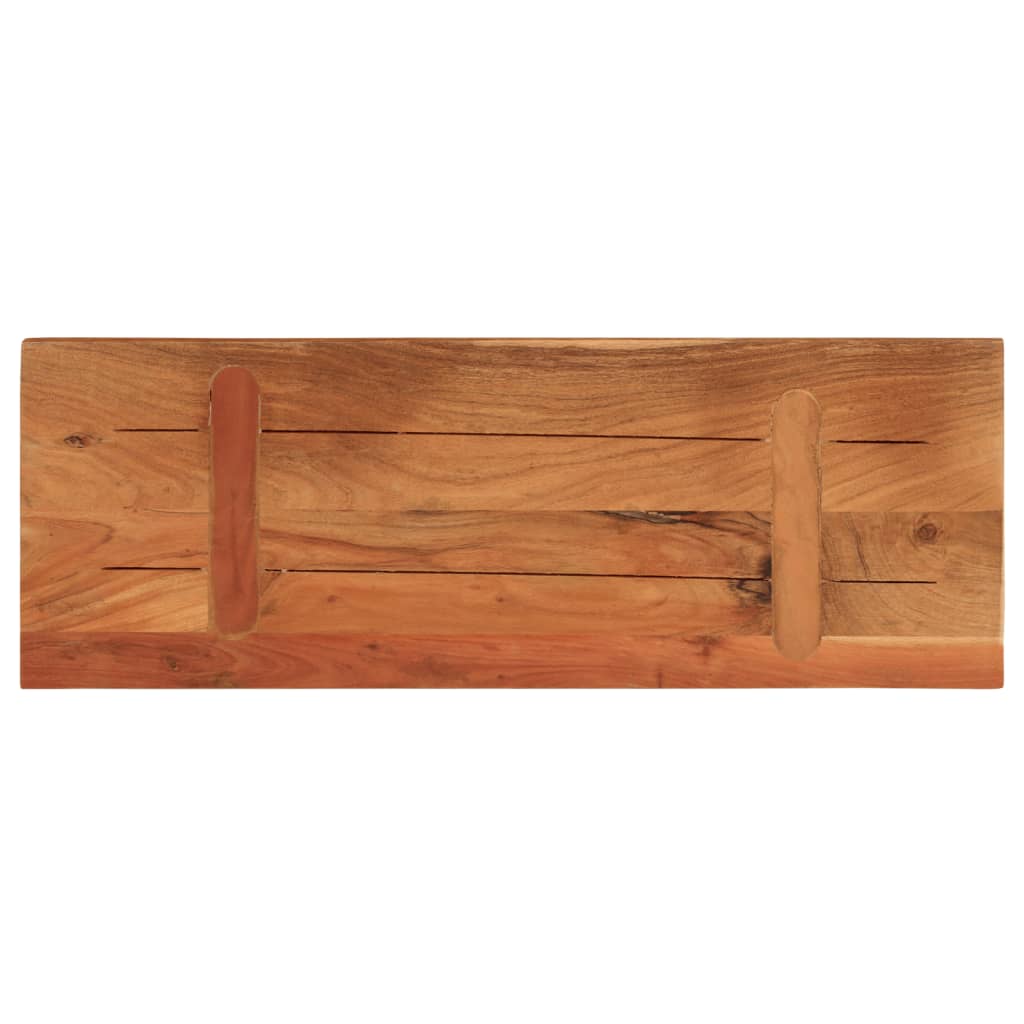 Dessus de table 90x30x3,8 cm rectangulaire bois massif d'acacia Plateaux de table vidaXL