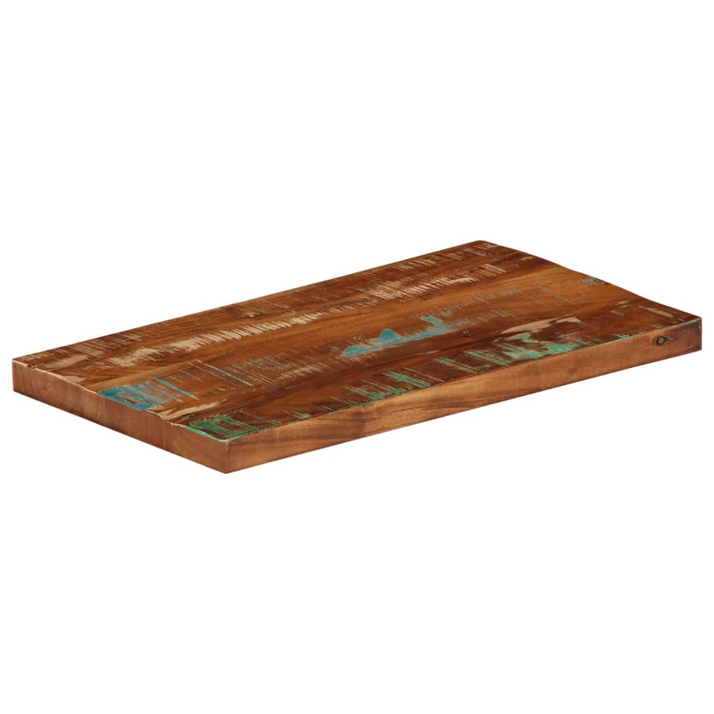 Dessus de table 50x20x2,5 cm rectangulaire bois massif récupéré Plateaux de table vidaXL   