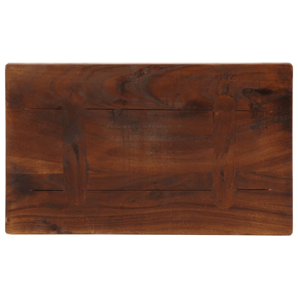 Dessus de table 50x20x2,5 cm rectangulaire bois massif récupéré Plateaux de table vidaXL   