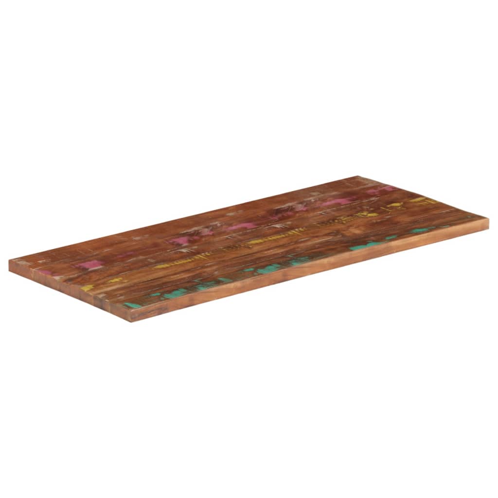 Dessus de table 120x50x2,5cm rectangulaire bois massif récupéré Plateaux de table vidaXL