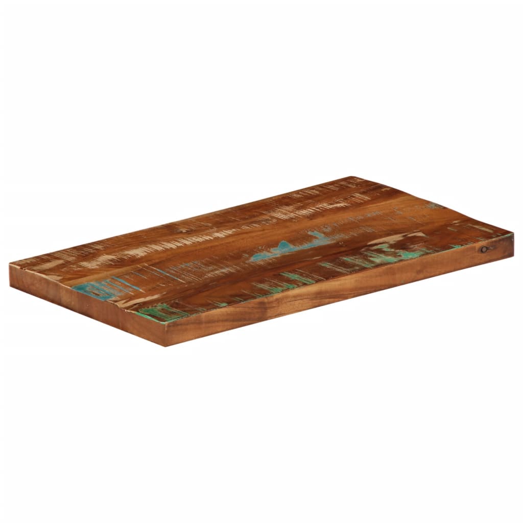 Dessus de table 50x20x3,8 cm rectangulaire bois massif récupéré Plateaux de table vidaXL   