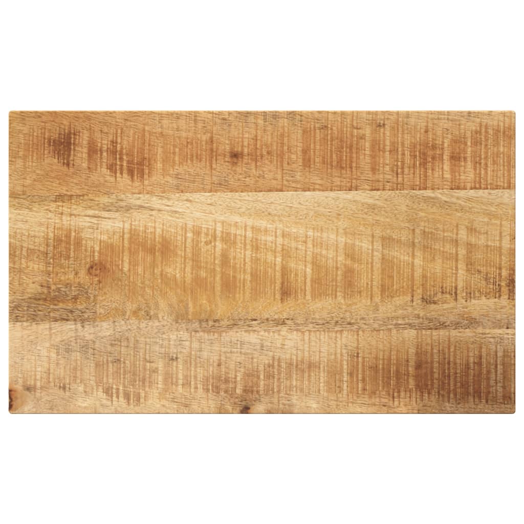 Dessus de table rectangulaire bois massif manguier brut Plateaux de table vidaXL