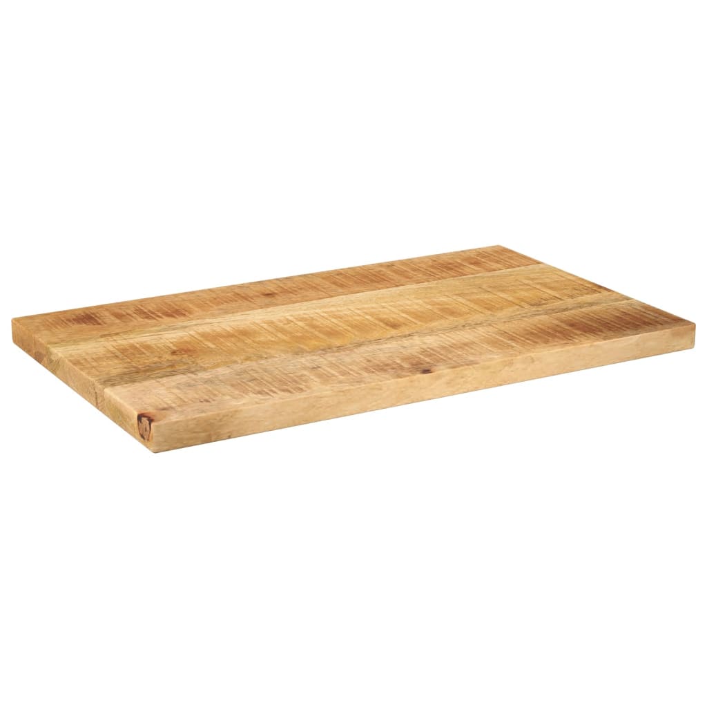 Dessus de table rectangulaire bois massif manguier brut Plateaux de table vidaXL