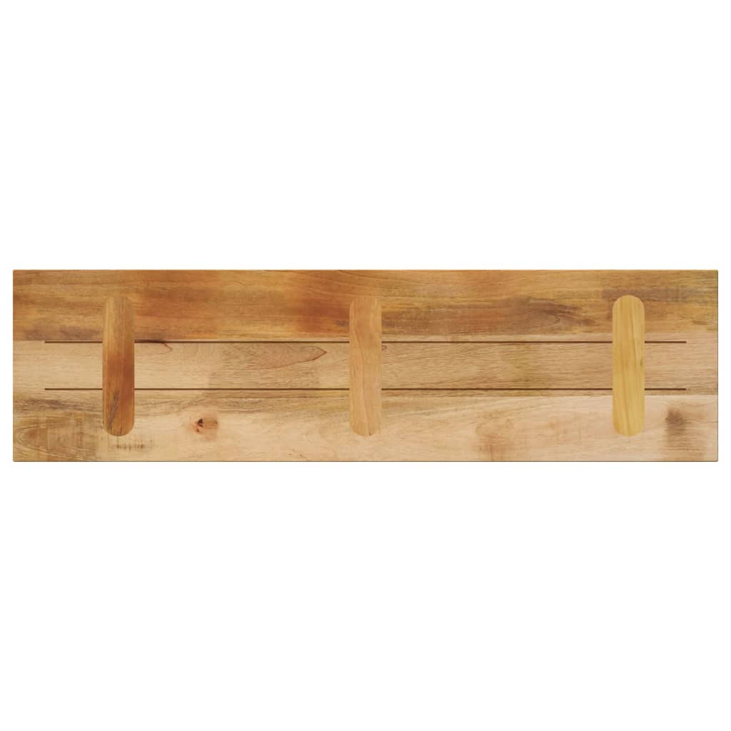 Dessus de table rectangulaire bois massif de manguier brut Plateaux de table vidaXL   