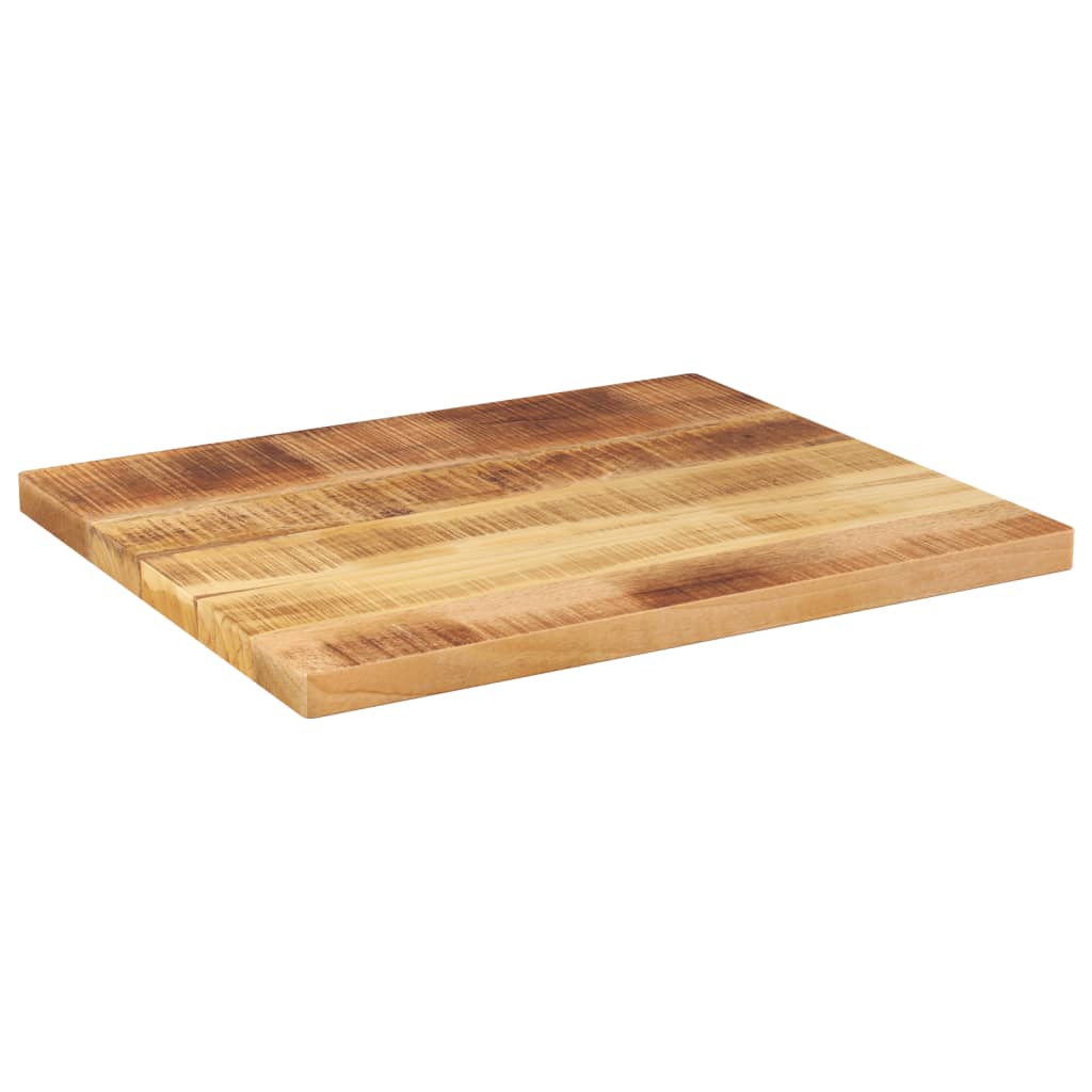 Dessus de table rectangulaire bois massif de manguier brut Plateaux de table vidaXL