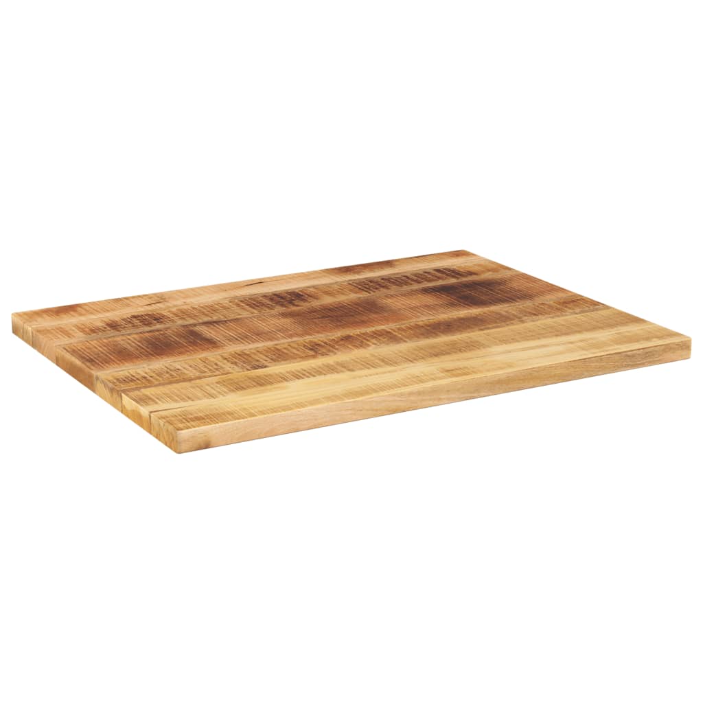 Dessus de table rectangulaire bois massif de manguier brut Plateaux de table vidaXL   