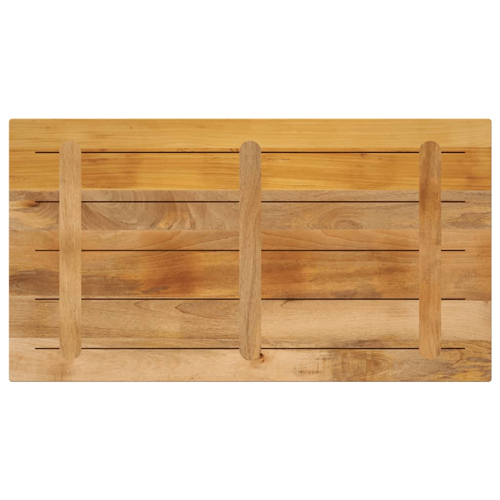 Dessus de table rectangulaire bois massif de manguier brut Plateaux de table vidaXL   